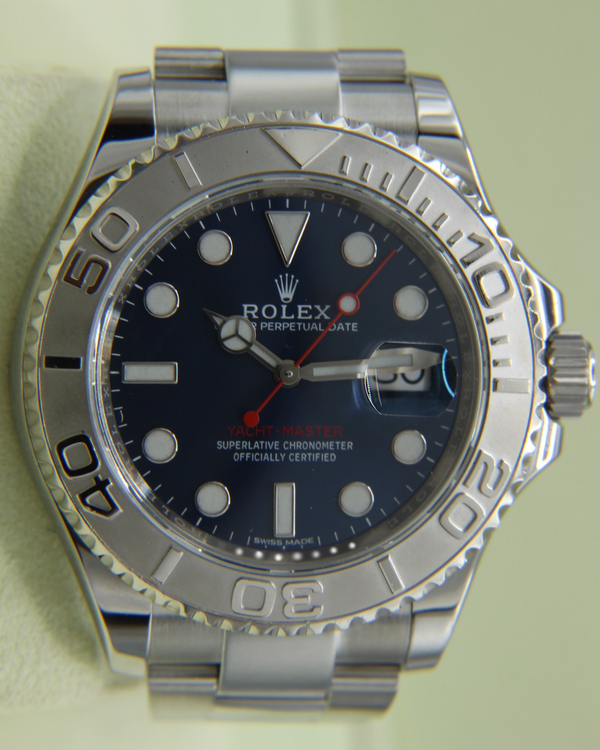 2017 Rolex Yacht-Master 40MM Blue Dial Oyster Bracelet (116622)