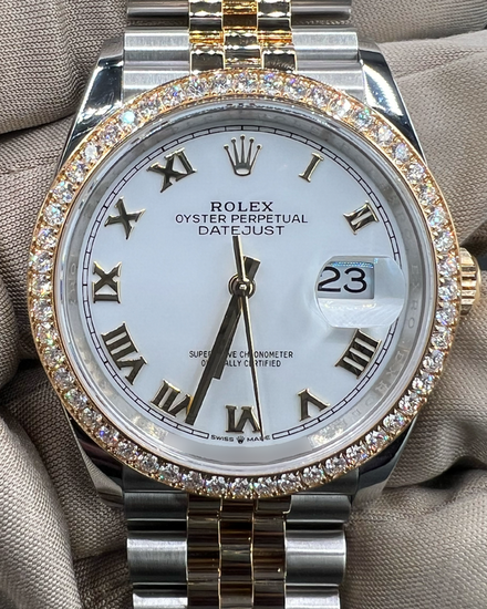 2025 Rolex Datejust 36MM Silver Dial Two-Tone Jubilee Bracelet (126283RBR)