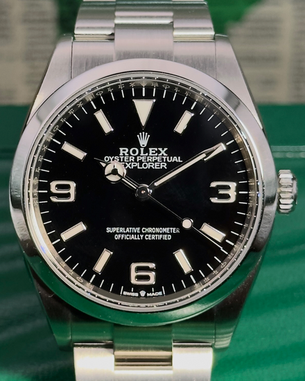 2021 Rolex Explorer 36MM Black Dial Oyster Bracelet (124270)