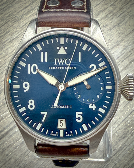 2018 IWC Schaffhausen Pilot "Le Petit Prince" 46.2MM Blue Dial Leather Strap (IW501002)