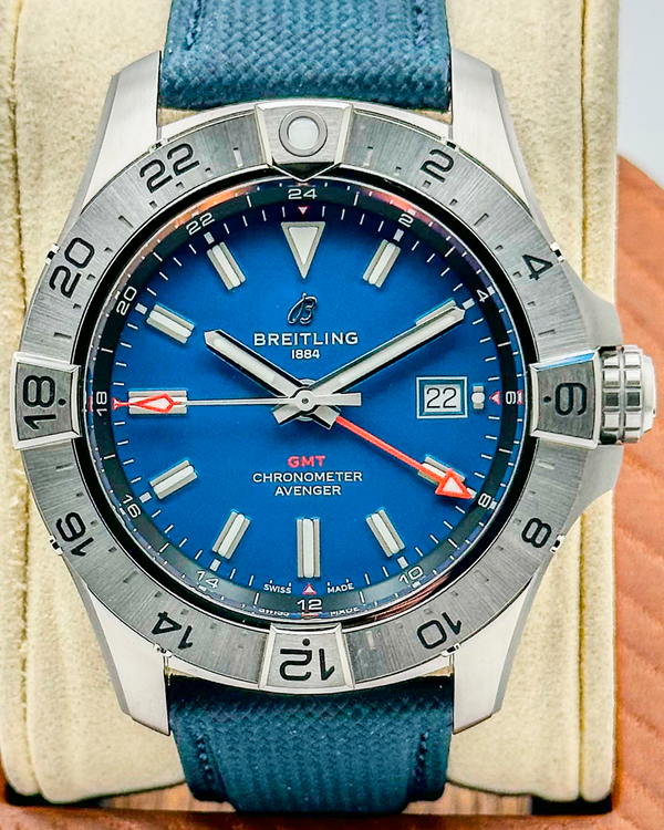 2025 Breitling Avenger 44MM Blue Dial Textile Strap (A32320)