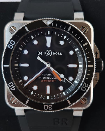 Bell & Ross BR 03-92 Diver 42MM Black Dial Rubber Strap (BR0392-D-BL-ST/SRB)