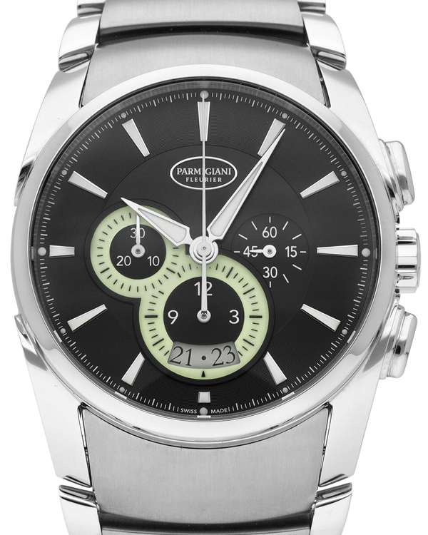 2025 Parmigiani Fleurier Tonda Metrographe 40MM Black Dial Steel Bracelet (PFC274-0001401-B33002)