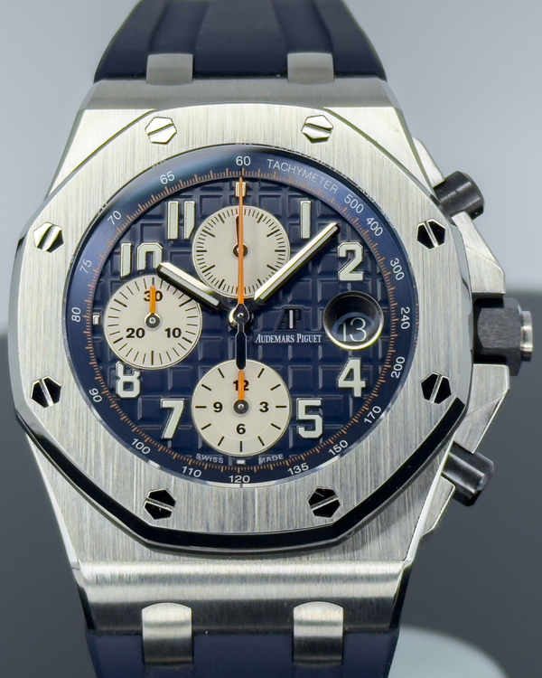 2014 Audemars Piguet Royal Oak Offshore "Navy" 42MM Blue Dial Rubber Strap (26470ST.OO.A027CA.01)