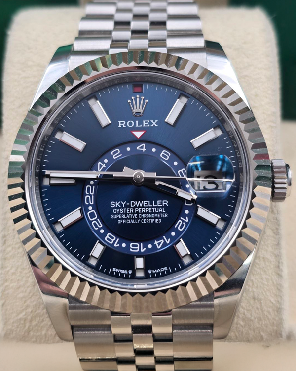 2024 Rolex Sky-Dweller 42MM Blue Dial Jubilee Bracelet (336934)