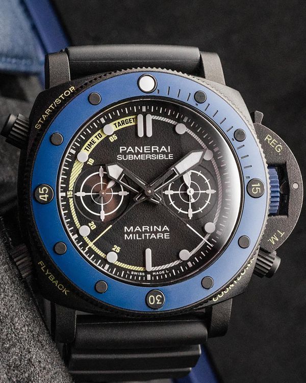 2023 Panerai Submersible Forze Speciali L.E. 47MM Black Dial Rubber Strap(PAM02239)