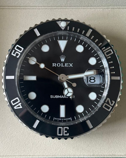 2025 Rolex Submariner Date Desk Clock 80MM Quartz Black Dial (909010LN)