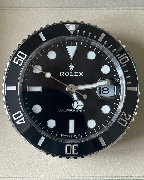 Rolex Submariner Date Desk Clock 80MM Quartz Black Dial (909010LN)
