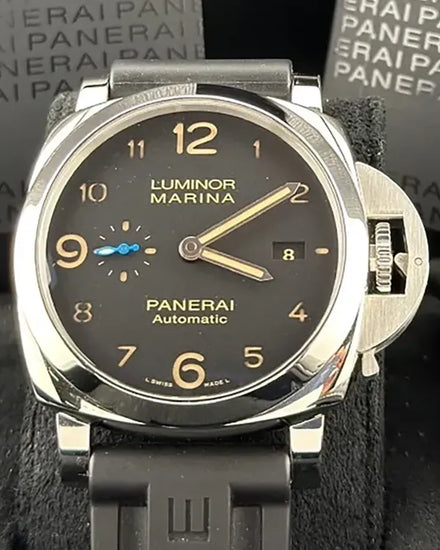 Panerai Luminor Marina 1950 3 Days 44MM Black Dial Rubber Strap (PAM01359)