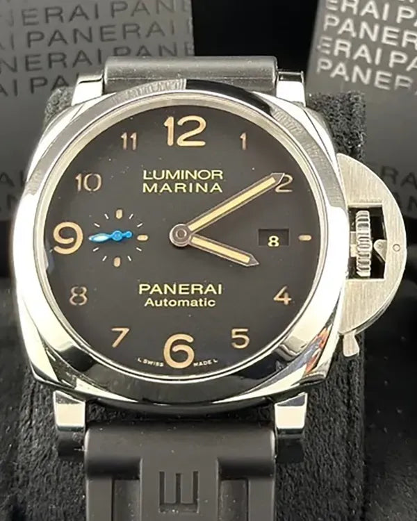 Panerai Luminor Marina 1950 3 Days 44MM Black Dial Rubber Strap (PAM01359)