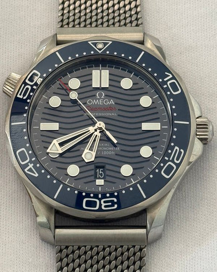 2023 Omega Seamaster Diver 300M 42MM Blue Dial Steel Bracelet (210.30.42.20.03.001)
