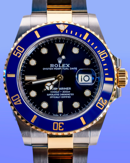 2023 Rolex Submariner Date "Bluesy" 41MM Blue Dial Two-Tone Oyster Bracelet (126613LB)