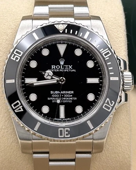 2010 Rolex Submariner No-Date 40MM Black Dial Oyster Bracelet (114060)