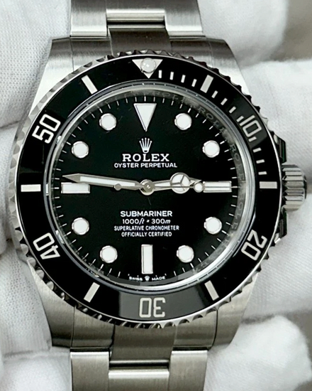 2024 Rolex Submariner No-Date 41MM Black Dial Oyster Bracelet (124060)