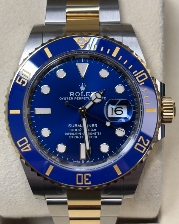 2025 Rolex Submariner Date "Bluesy" 41MM Blue Dial Two-Tone Oyster Bracelet (126613LB)