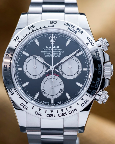 2024 Rolex Cosmograph Daytona "Bay LeMans" 40MM Black Dial White Gold Oyster Bracelet (126509)