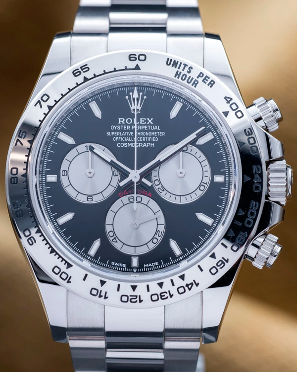 2024 Rolex Cosmograph Daytona "Bay LeMans" 40MM Black Dial White Gold Oyster Bracelet (126509)
