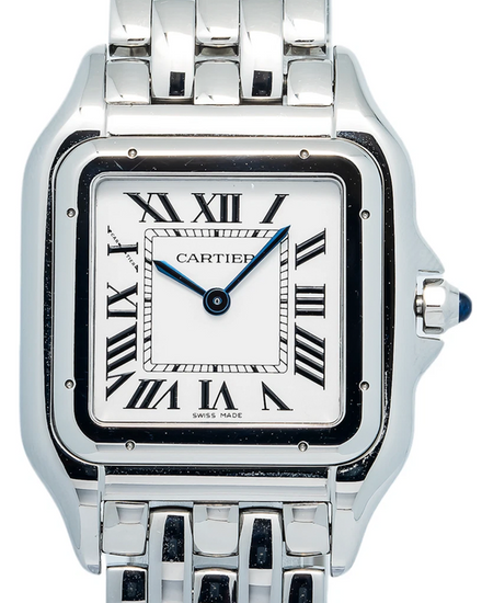 Cartier Panthère De Cartier 31MM Quartz White Dial Steel Bracelet (WSPW0016)