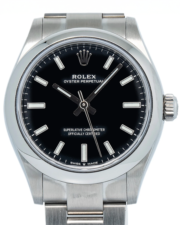 Rolex Oyster Perpetual 31MM Black Dial Oyster Bracelet (277200)