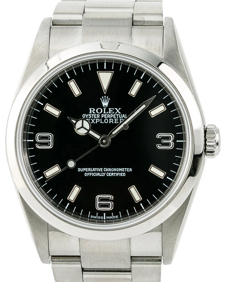 Rolex Explorer 36MM Black Dial Oyster Bracelet (114270)