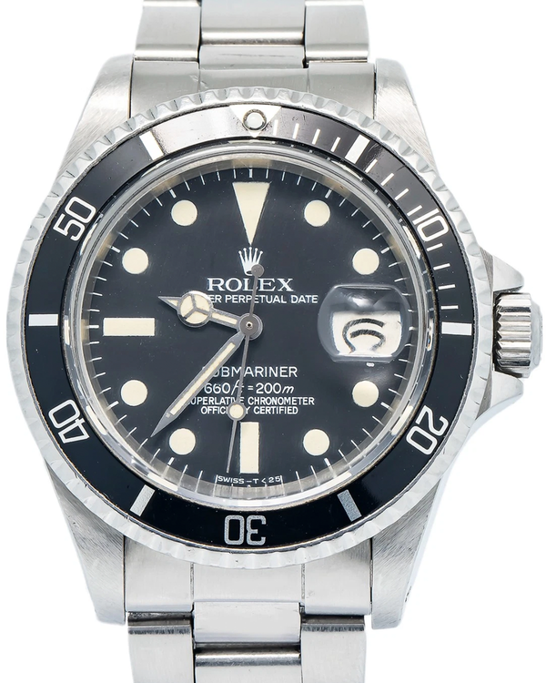 Rolex Submariner Date 40MM Black Dial Oyster Bracelet (1680)