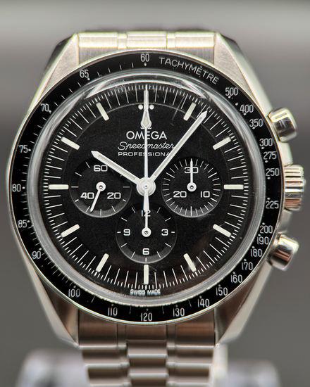 2022 Omega Speedmaster Professional Moonwatch 42MM Black Dial Steel Bracelet (310.32.42.50.01.001)
