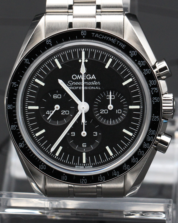2021 Omega Speedmaster Professional Moonwatch 42MM Black Dial Steel Bracelet (310.30.42.50.01.002)