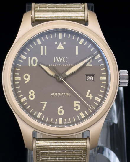 2025 IWC Schaffhausen Pilot "Top Gun Mojav Desert" 41MM "Chocolate" Brown Dial Rubber Strap (IW328106)