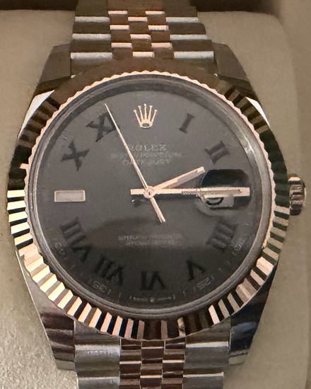 2025 Rolex Datejust "Wimbledon" 41MM Slate Dial Two-Tone Jubilee Bracelet (126331)