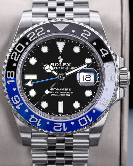 2021 Rolex GMT-Master II "Batgirl" 40MM Black Dial Jubilee Bracelet (126710BLNR)