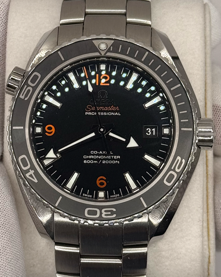 Omega Seamaster Planet Ocean 600M 45.5MM Black Dial Steel Bracelet (232.30.46.21.01.003)