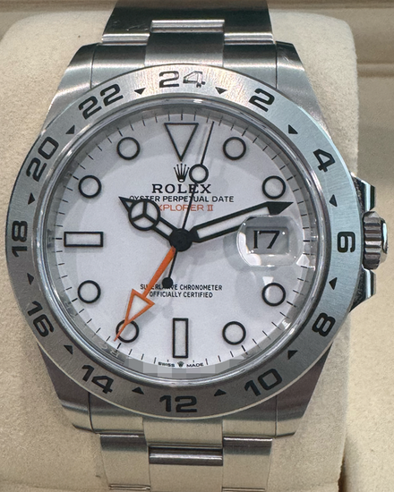 2025 Rolex Explorer II "Polar" 42MM White Dial Oyster Bracelet (226570)