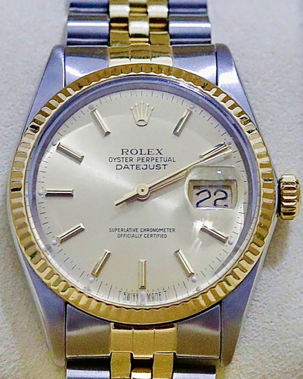 Rolex Datejust 36MM Champagne Dial Two-Tone Jubilee Bracelet (16013)