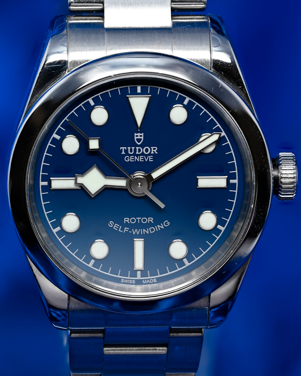 Tudor Black Bay "Smiley" 32MM Blue Dial Steel Bracelet (79580)