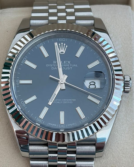 2019 Rolex Datejust 41MM Blue Dial Jubilee Bracelet (126334)