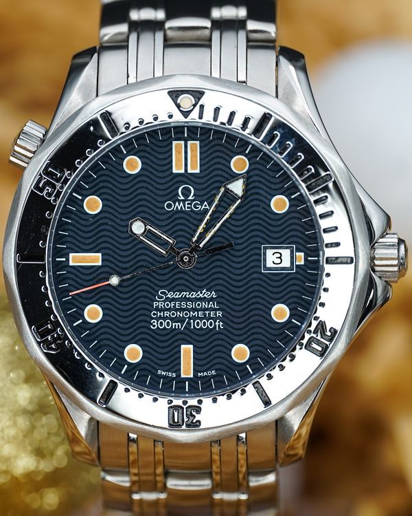 No Reserve - Omega Seamaster Diver 300M 41MM Blue Dial Steel Bracelet (2532.80)