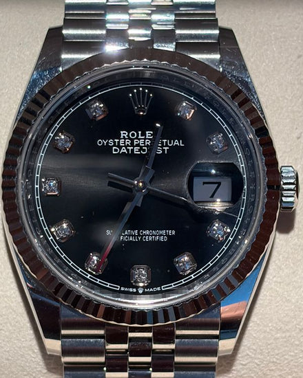Rolex Datejust 36MM Black Dial Jubilee Bracelet (126234)