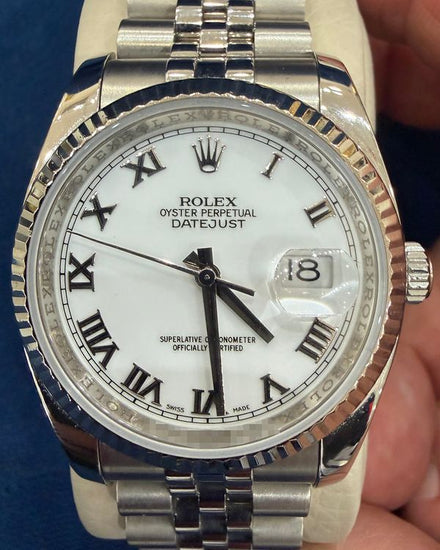 Rolex Datejust 36MM White Dial Jubilee Bracelet (116234)