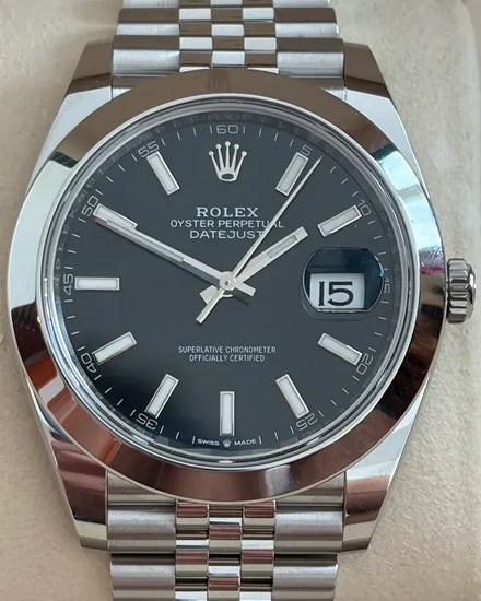 2025 Rolex Datejust 41MM Black Dial Jubilee Bracelet (126300)
