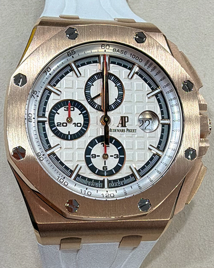 2017 Audemars Piguet Royal Oak Offshore "Summer" L.E. 44MM White Dial Rubber Strap (26408OR.OO.A010CA.01)