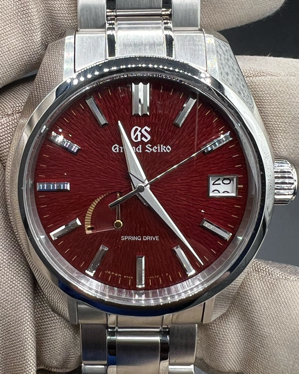 2023 2024 Grand Seiko Heritage "Katana USA" L.E. 40MM Red Dial Steel Bracelet (SBGA493G)