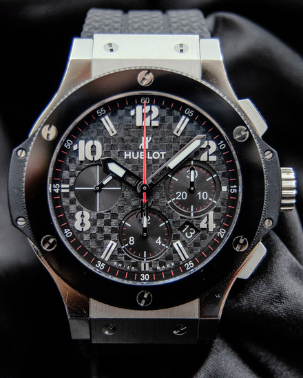 2021 Hublot Big Bang 44MM Carbon Fiber Dial Rubber Strap (301.SB.131.RX)