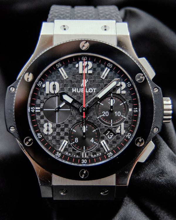 2021 Hublot Big Bang 44MM Carbon Fiber Dial Rubber Strap (301.SB.131.RX)