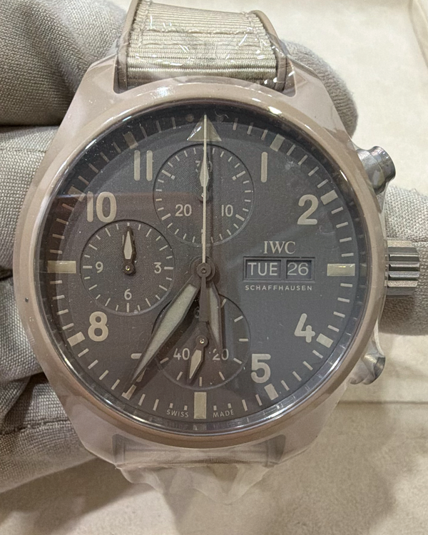 2025 IWC Schaffhausen Pilot Top Gun "Mojave Desert" S.E. 41MM Brown Dial Textile Strap (IW389402)