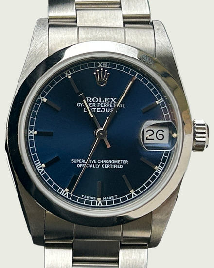 Rolex Datejust 31MM Blue Dial Oyster Bracelet (68240)