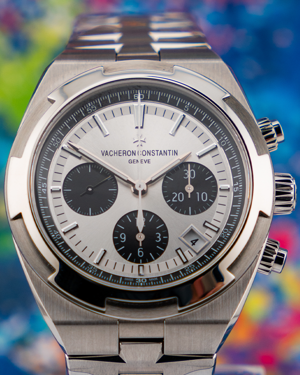 2023 Vacheron Constantin Overseas Chronograph "Panda" 42.5MM Silver Dial Steel Bracelet (5500V/110A-B686)