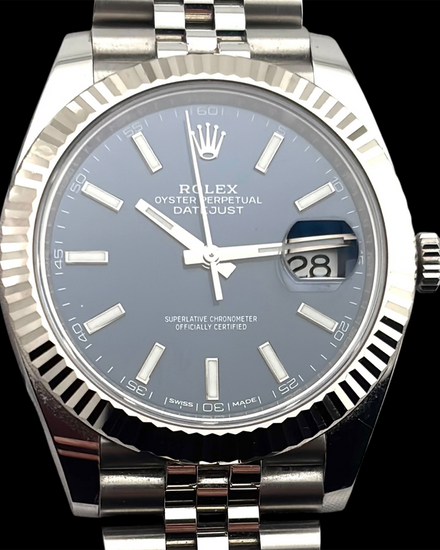 2018 Rolex Datejust 41MM Blue Dial Jubilee Bracelet (126334)
