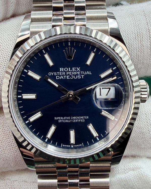 2025 Rolex Datejust 36MM Blue Dial Jubilee Bracelet (126234)