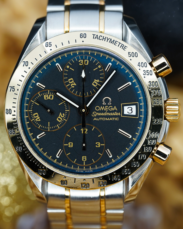 Omega Speedmaster 39MM Black Dial Two-Tone Bracelet (3313.50.00)