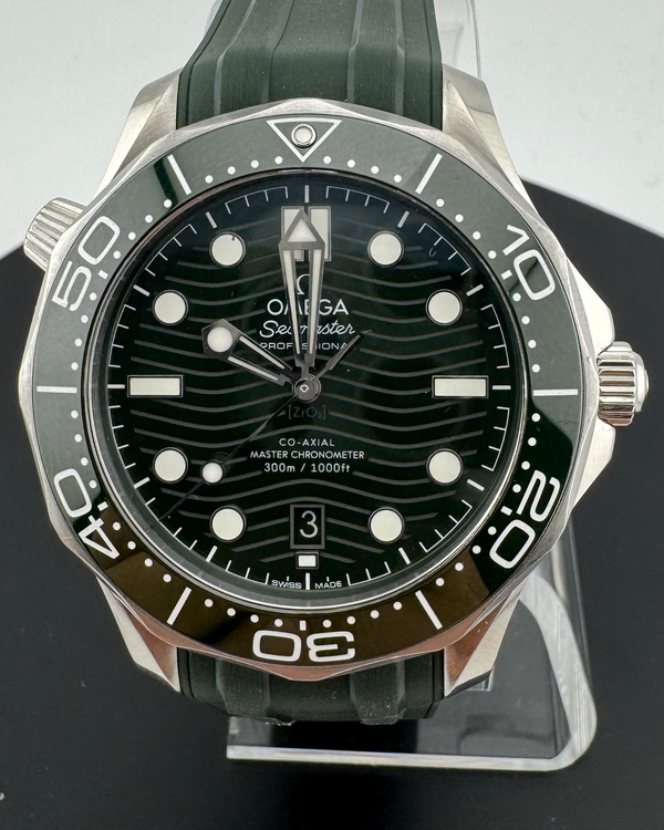 2025 Omega Seamaster Diver 300M "Seaweed" 42MM Green Dial Steel Bracelet (210.30.42.20.10.001)